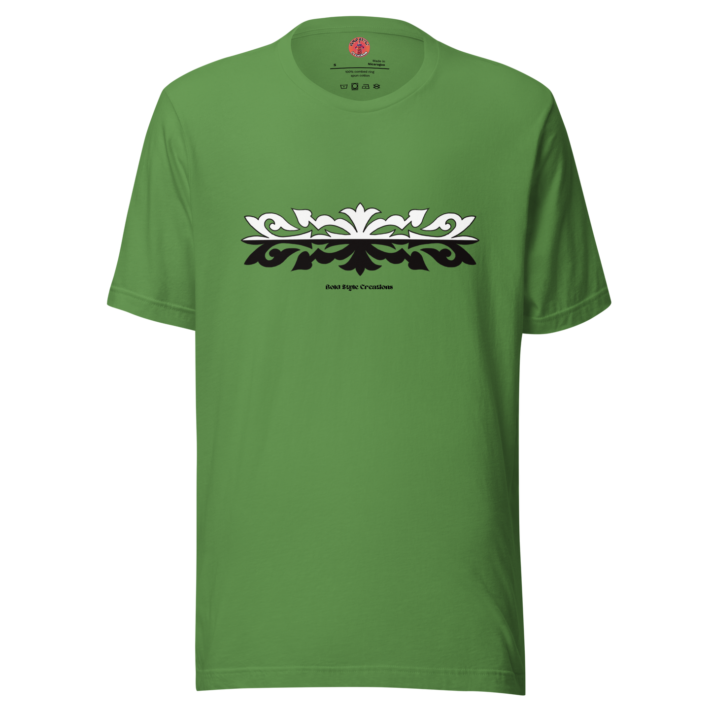 B&W Appliqué Design T-shirt